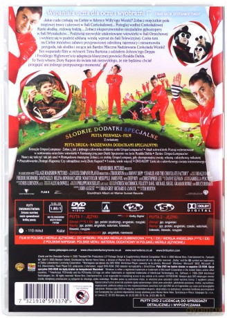 Charlie i Fabryka Czekolady [2DVD]
