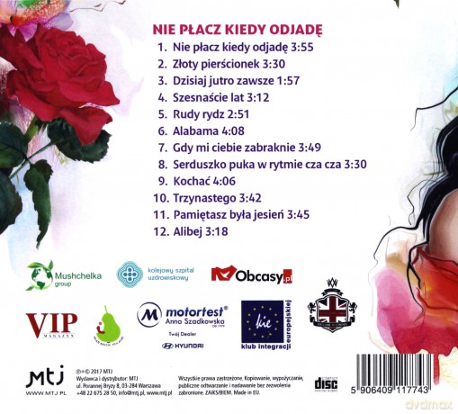Danuta Stankiewicz: Nie płacz kiedy odjadę [CD]