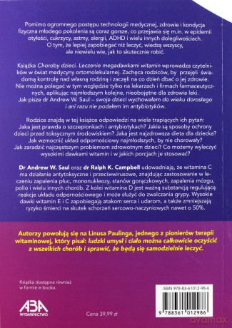 Choroby dzieci. Leczenie Megadawkami witamin - Ralph K. Campbell, Andrew W. Saul [KSIĄŻKA]