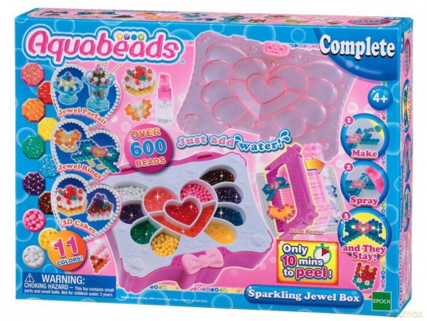 Aquabeads Pudełko błyszczących klejnocików
