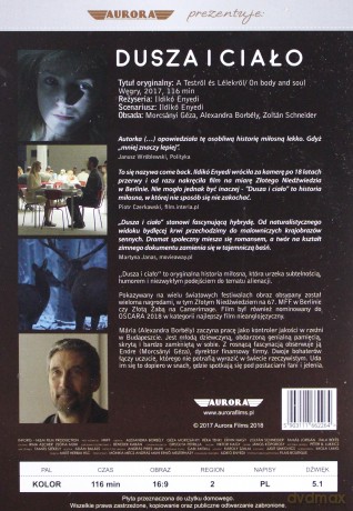 Dusza i ciało [DVD]