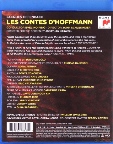 Vittorio Grigolo: Offenbach: Les Contes d'Hoffmann [Blu-Ray]