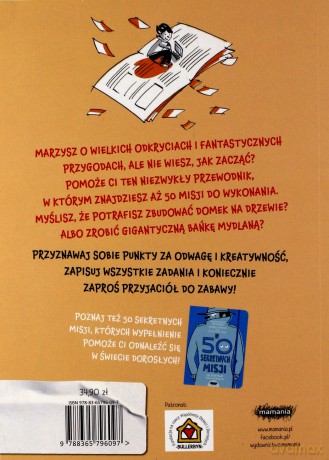 50 rzeczy które musisz zrobić zanim skończysz 13 lat - Pierdomenico Baccalario [KSIĄŻKA]
