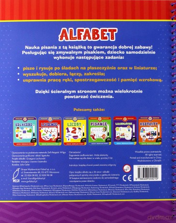 Alfabet. Mazak i ścieralne strony [KSIĄŻKA]