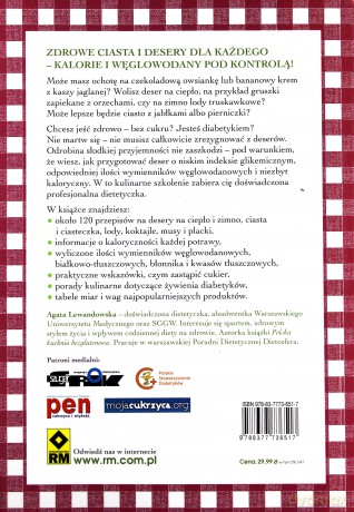 Ciasta i desery dla diabetyków - Agata Lewandowska [KSIĄŻKA]