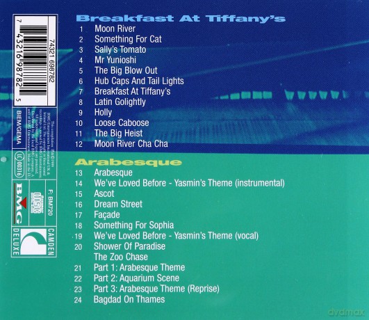 Breakfast At Tiffany's / Arabesque soundtrack (Śniadanie u Tiffany'ego / Arabeska) (Henry Mancini) [CD]