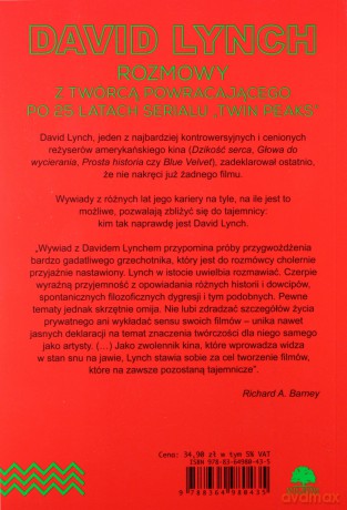 David Lynch. Rozmowy - David Lynch [KSIĄŻKA]