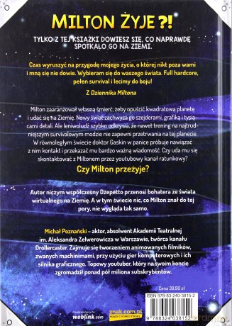 Dwa światy. Drollercaster Milton żyje - Michał Poznański [KSIĄŻKA]