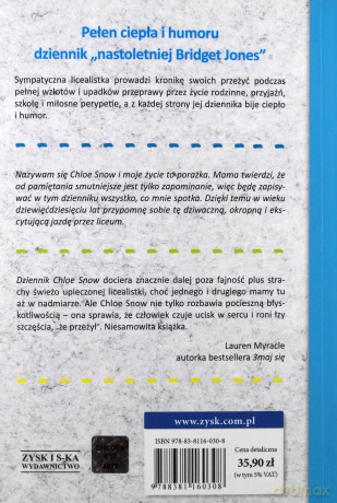 Dziennik Chloe Snow. Licealna masakra - Emma Chastain [KSIĄŻKA]