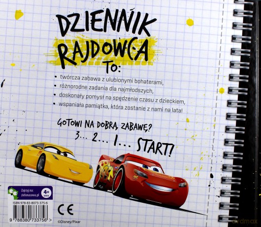 Dziennik rajdowca Auta 3 (Disney) [KSIĄŻKA]