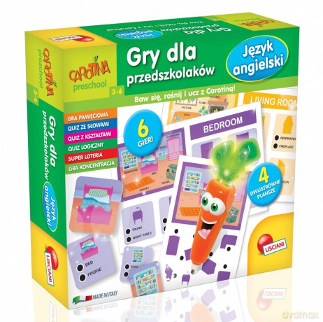 Gry dla przedszkolaków. Język angielski [GRA]