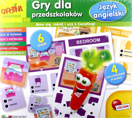 Gry dla przedszkolaków. Język angielski [GRA]