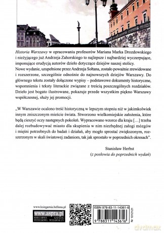 Historia Warszawy - Andrzej Zahorski, Marian Marek Drozdowski, Tadeusz Sołtan [KSIĄŻKA]