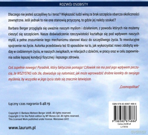 Jak być szczęśliwym. 10 sposobów na udane życie - Barbara Berger [AUDIOBOOK]