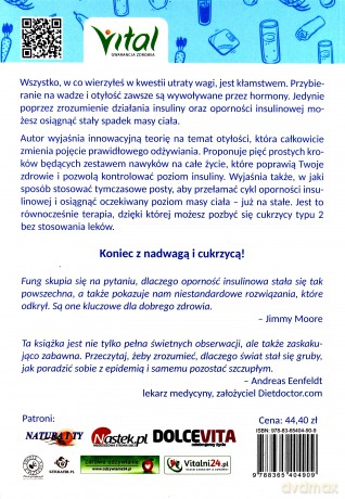 Kod otyłości. Sekrety utraty wagi - Jason Fung [KSIĄŻKA]