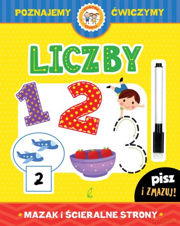 Liczby. Mazak i ścieralne strony [KSIĄŻKA]