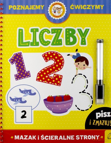 Liczby. Mazak i ścieralne strony [KSIĄŻKA]