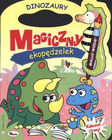 Magiczny ekopędzelek dinozaury [KSIĄŻKA]