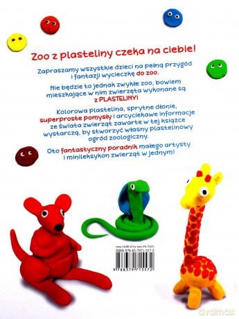 Moje ZOO z plasteliny. Lepimy z plasteliny i poznajemy zwierzęta - Norbert Pautner [KSIĄŻKA]