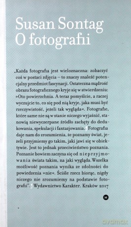 O fotografii - Susan Sontag [KSIĄŻKA]
