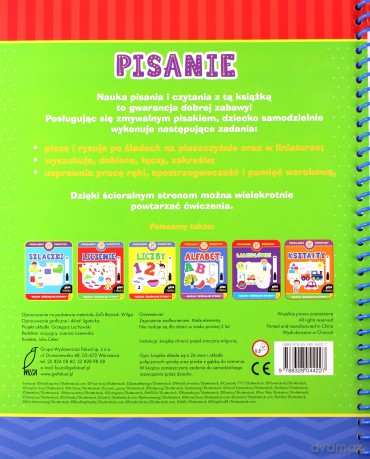 Pisanie. Mazak i ścieralne strony [KSIĄŻKA]