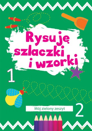 Rysuję szlaczki i wzorki niebieski [KSIĄŻKA]