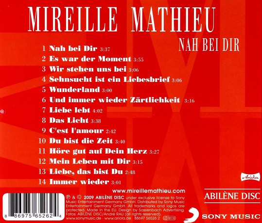 Mireille Mathieu: Nah bei dir [CD]