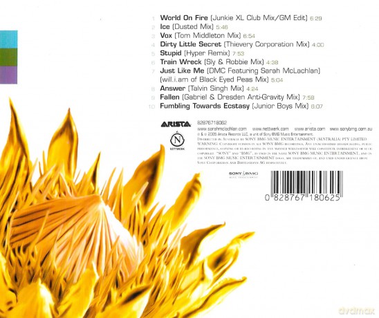 Sarah McLachlan: Bloom (Remix Album) (International Version) [CD]