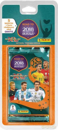 Panini Kolekcja Road to Russia 2018 Blister z kartami 5+1 [KARTY]