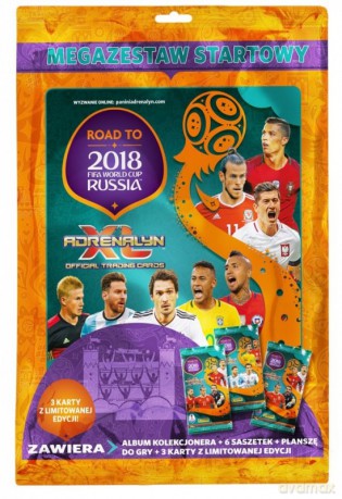Panini Kolekcja Road to Russia 2018 Megazestaw startowy [KARTY]