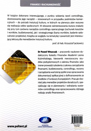 Controlling w instytucjach kultury - Paweł Wnuczak [KSIĄŻKA]