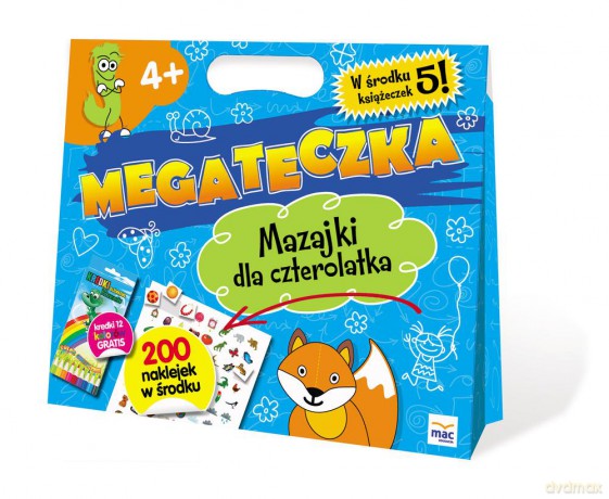 Mega teczka mazajki czterolatka - Barbara Lewandowska [KSIĄŻKA]