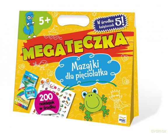 Mega teczka mazajki pięciolatka - Barbara Lewandowska [KSIĄŻKA]
