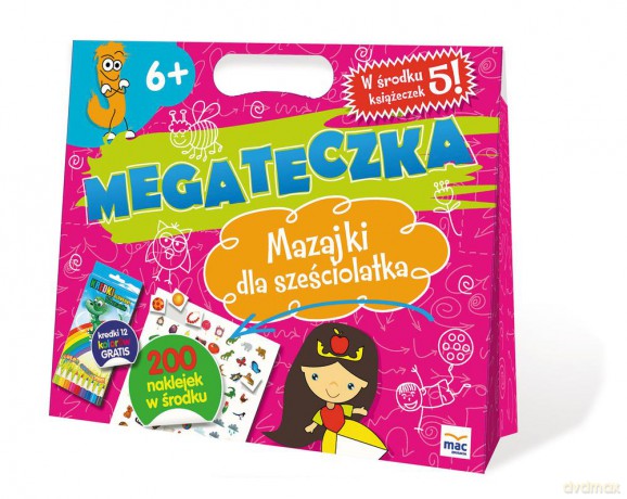 Mega teczka mazajki sześciolatka - Barbara Lewandowska [KSIĄŻKA]