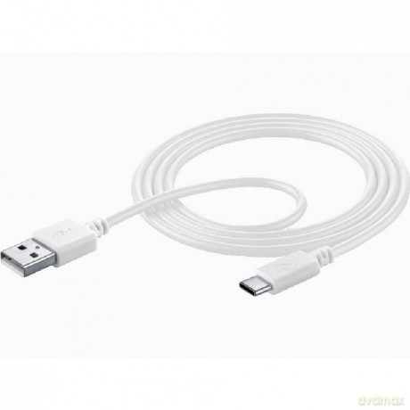 CELLULAR Kabel 1,2m USB-A /USB-C biały
