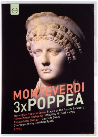 Norwegian National Opera Staged By Ole Anders Tandberg Schwetzinger Festspiele: Euroarts - Monteverdi: 3 X Poppea [3DVD]