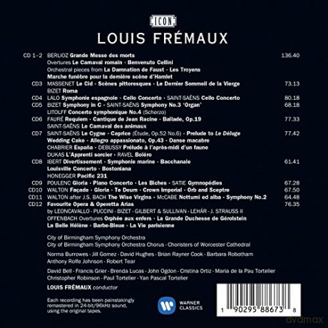 Louis Fremaux: Icon: Louis Fremaux - The Complete Cbso Recordings [12CD]