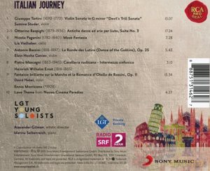 LGT Young Soloists: Italian Journey - Works for String Orchestra [CD]