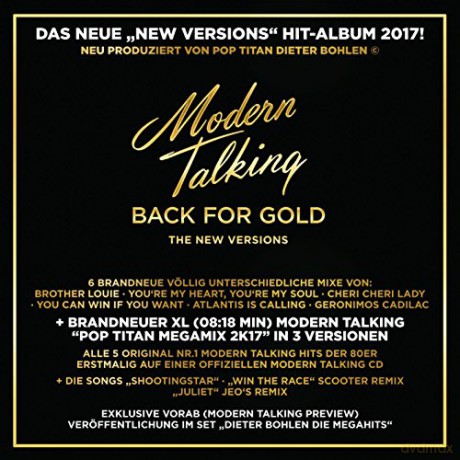 Modern Talking: Back for Gold [CD]