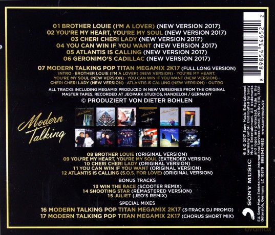 Modern Talking: Back for Gold [CD]