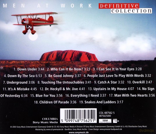 Men At Work: Definitive Collection [CD]
