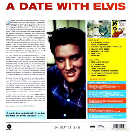 Elvis Presley: A Date With Elvis [Winyl]