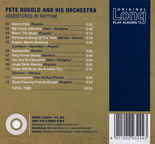 Pete Rugolo: Adventures In Rhythm [CD]