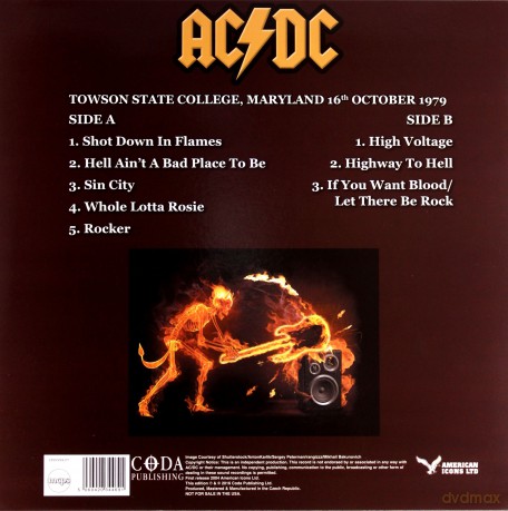 AC/DC: And There Was Guitar! In Concert - Maryland 1979 [Winyl]