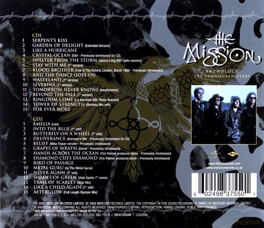 Mission: Anthology - The Phonogram Years [2CD]