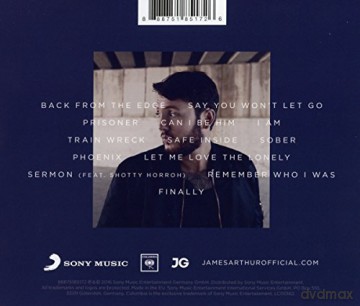 James Arthur: Back From The Edge [CD]