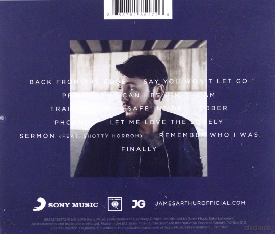 James Arthur: Back From The Edge [CD]