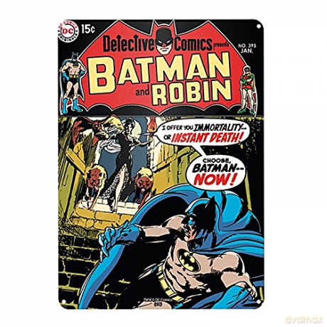 Batman: Batman And Robin A3 Metal Wall Sign