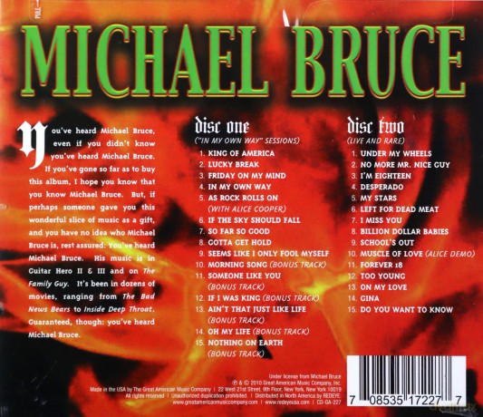 Michael Bruce: Be My Lover The Michael Bruce Collection [2CD]