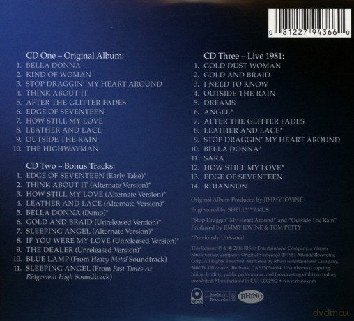 Stevie Nicks: Bella Donna (Remastered) [CD]